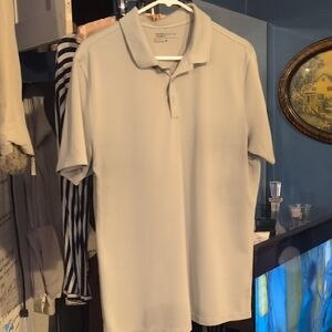 Nike Men's Light Gray Golf Polo Shirt